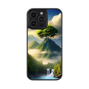 The Top Of  glossy metal case