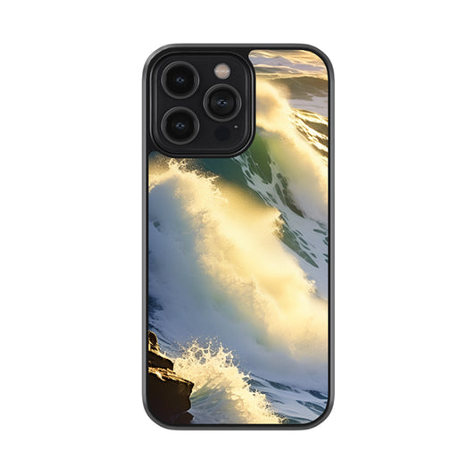 Waves Of Happiness Glossy Metal Case