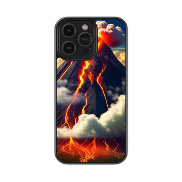 The Valcano glossy metal case