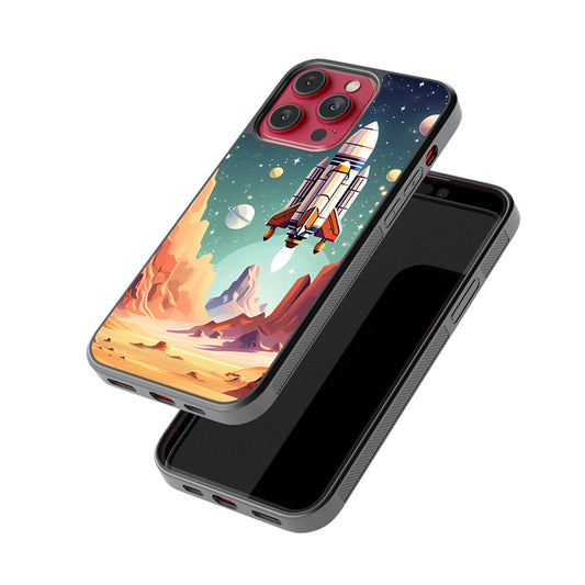 Land Of Mars Glossy Metal Case