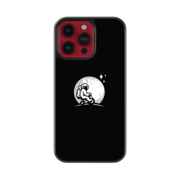 Child Astronaut On Moon Glossy Metal Case
