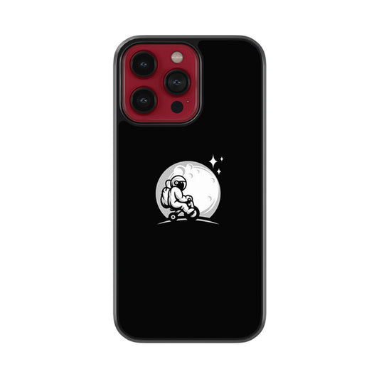 Child Astronaut On Moon Glossy Metal Case