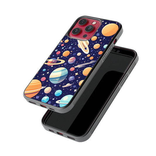 Doodle Foodle Space Glossy Metal Case