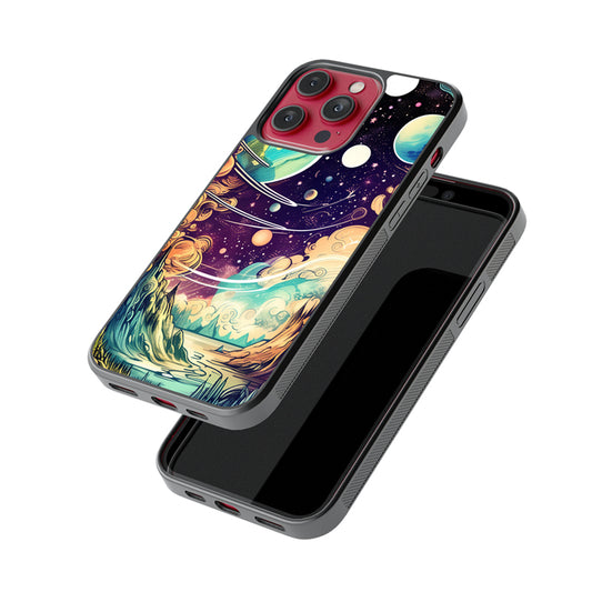 Space Art Glossy Metal Case