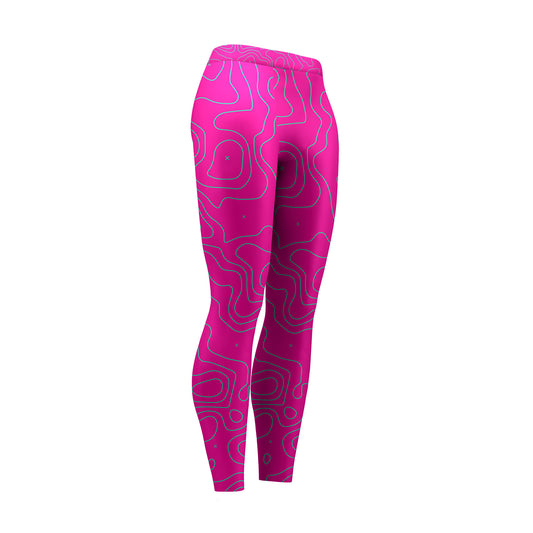 Wavy Landform High Waist Leggings