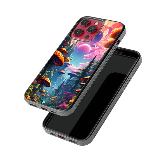 Astonishing Mushrooms Glossy Metal Case