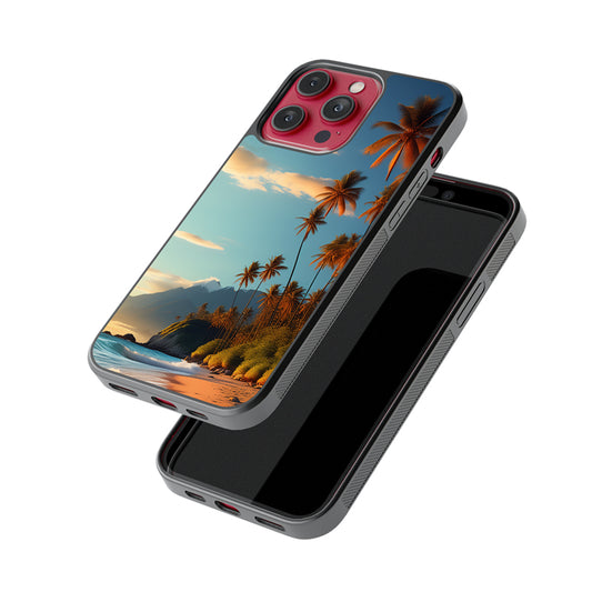 Beach Vibe Glossy Metal Case