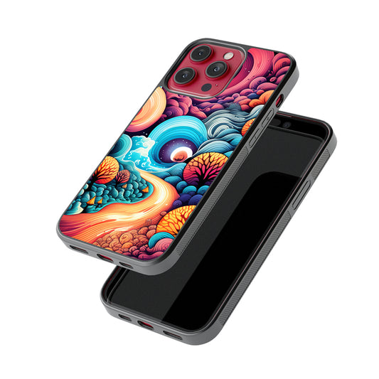 Trip To Trippy Glossy Metal Case