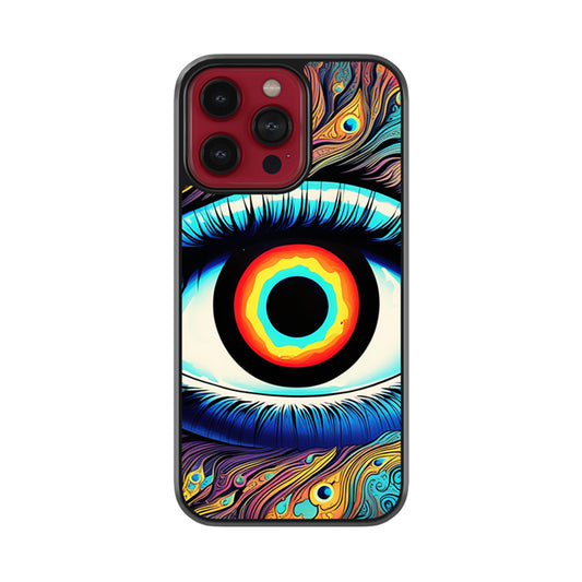 Artistic Focusing Eye Glossy Metal Case