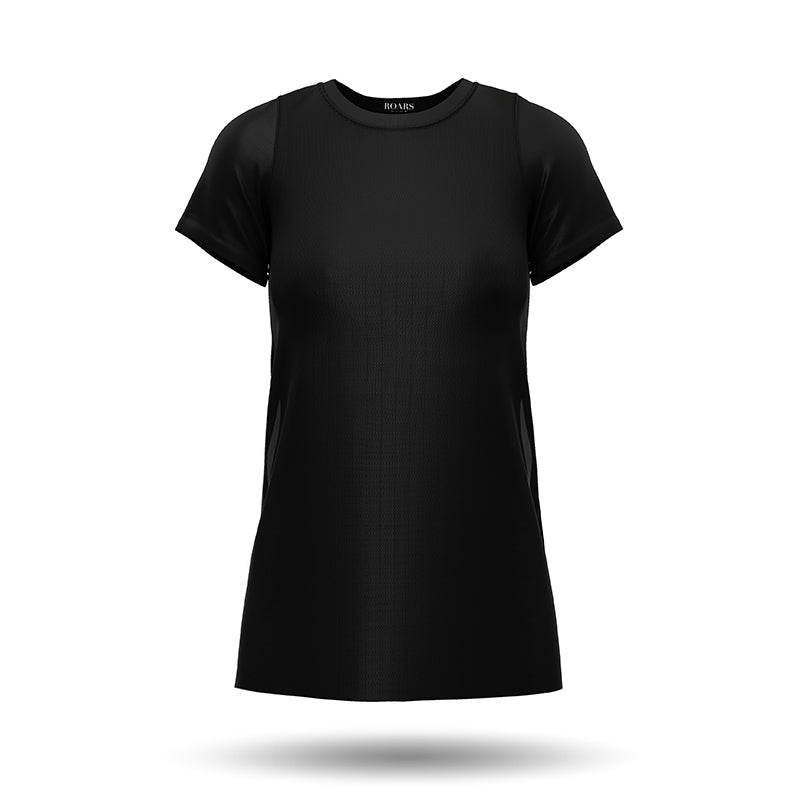 Jet Black Basic T-Shirt Dress