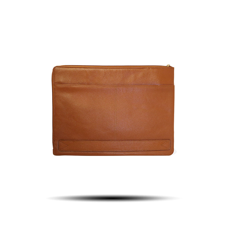 Roars Tawny Leather Laptop Sleeve Bag