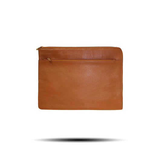 Roars Tawny Leather Laptop Sleeve Bag