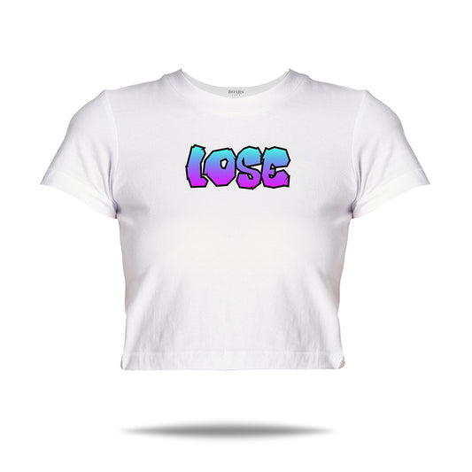 Lose Graphical Women's Cropped Top