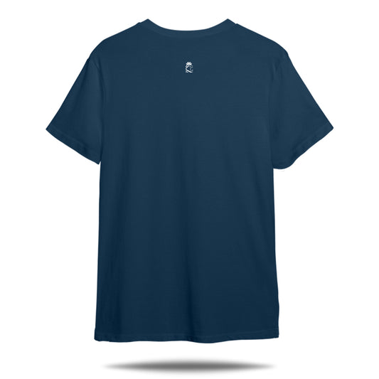 Petrol Blue Basic Oversized T-Shirt