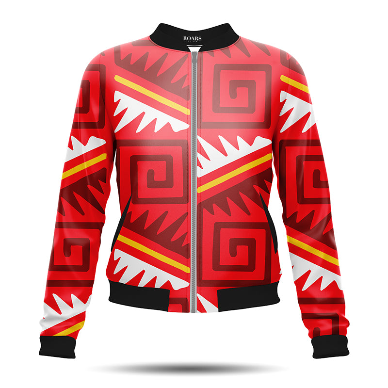 Scarlet Ethnics Bomber Jacket