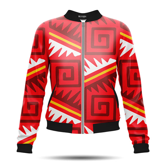 Scarlet Ethnics Bomber Jacket