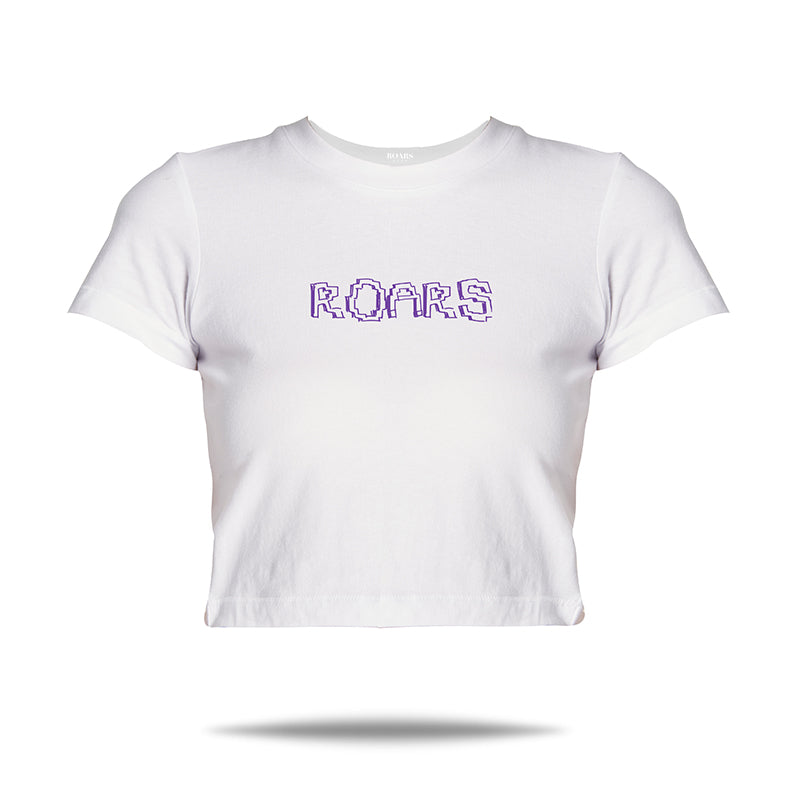 Official Roars Purple Maniac Women's Cropped Top