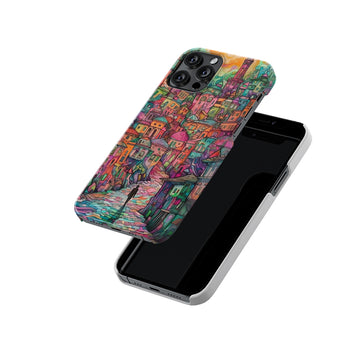 Vibrant, stylized painting Slim Hard Case