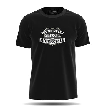 Never Lost On a Motorcycle Unisex T-shirt