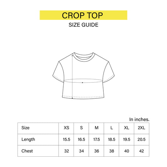 Official Roars Holographic Reflective Women's Crop-Top
