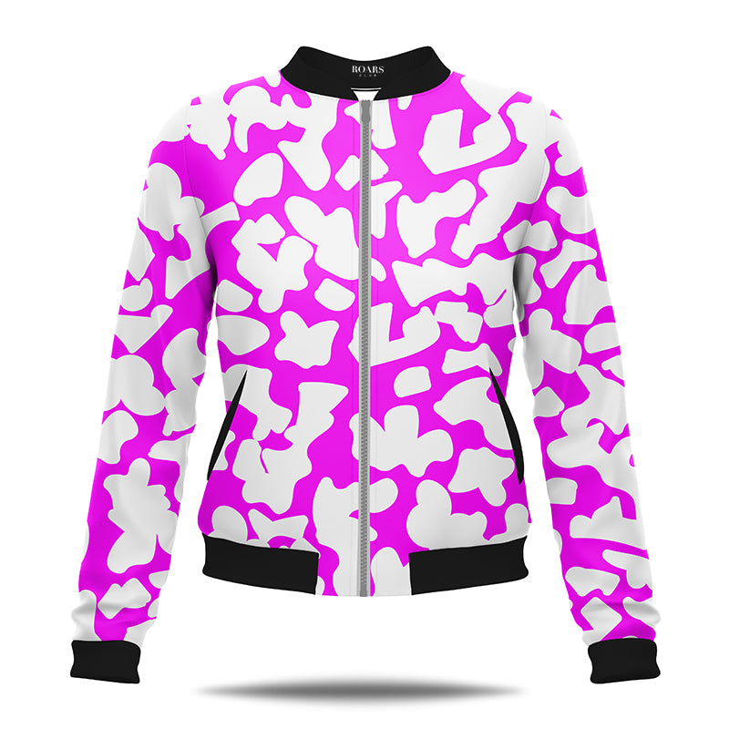 Incomplete Pattern Bomber Jacket