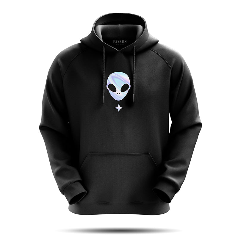 Alien Holographic Reflective Foil Hoodie