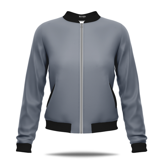 Pewter Shade Bomber Jacket