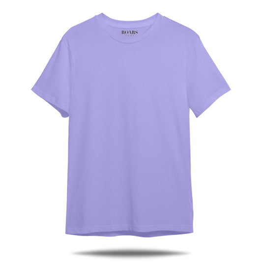 Lilac Lavender Basic Oversized T-shirt