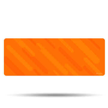 Orange Stripe Desk Mat