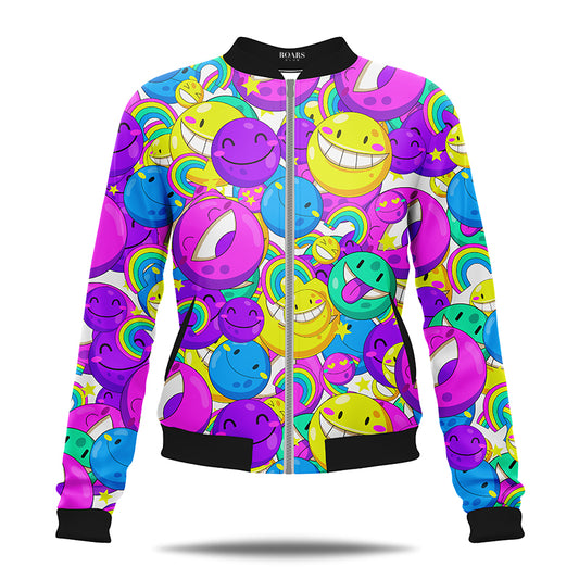 All Grins Bomber Jacket