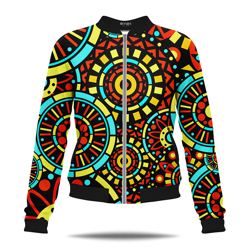 Vibrant Wheels Bomber Jacket
